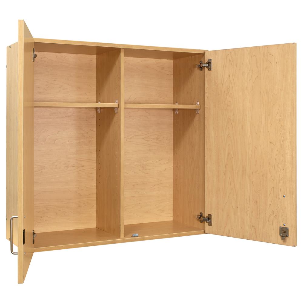 4-Compartment Wall Cabinet, Assembled, 37W x 14.5D x 36.5H. Picture 2