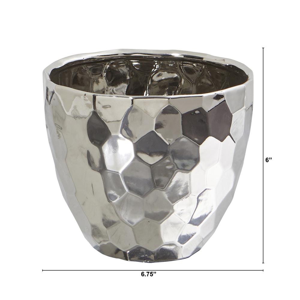 6.75in. Designer Silver Bowl. Picture 2