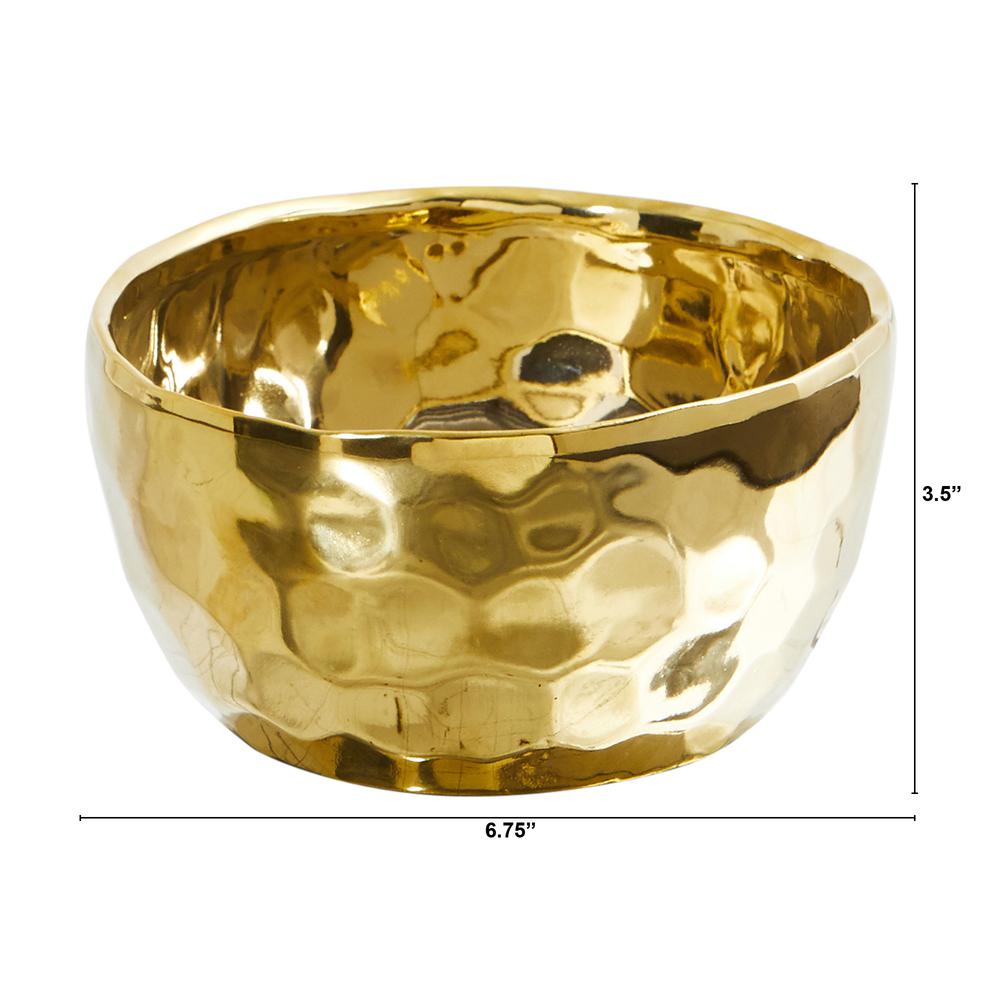 6.75in. Designer Gold Bowl. Picture 2