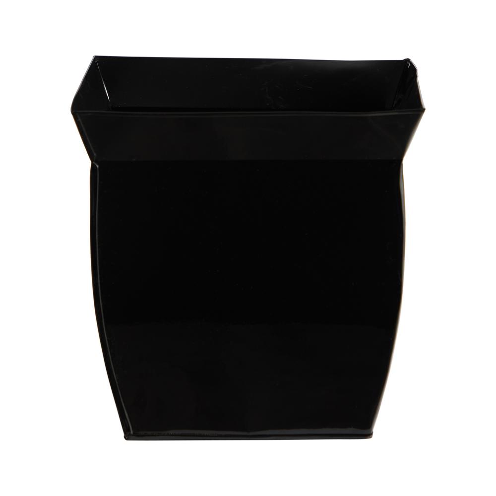 11.75in. Fluted Metal Square Planter. Picture 1
