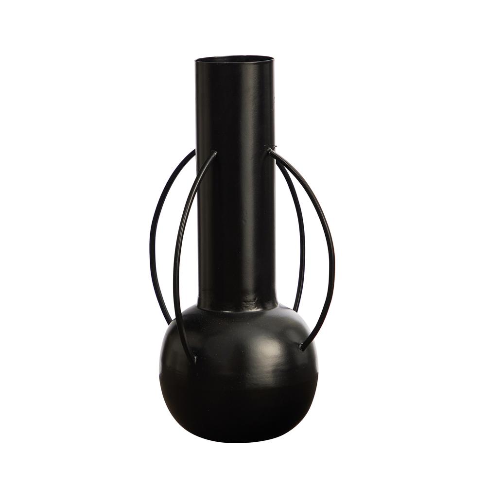 14in. Contemporary Metal Vase. Picture 1