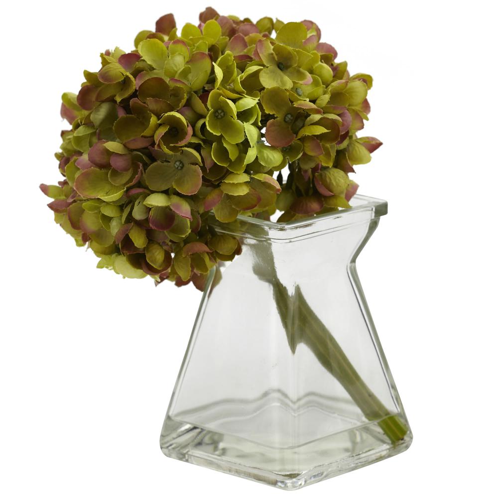 Hydrangea with Vase (Set of 3). Picture 3