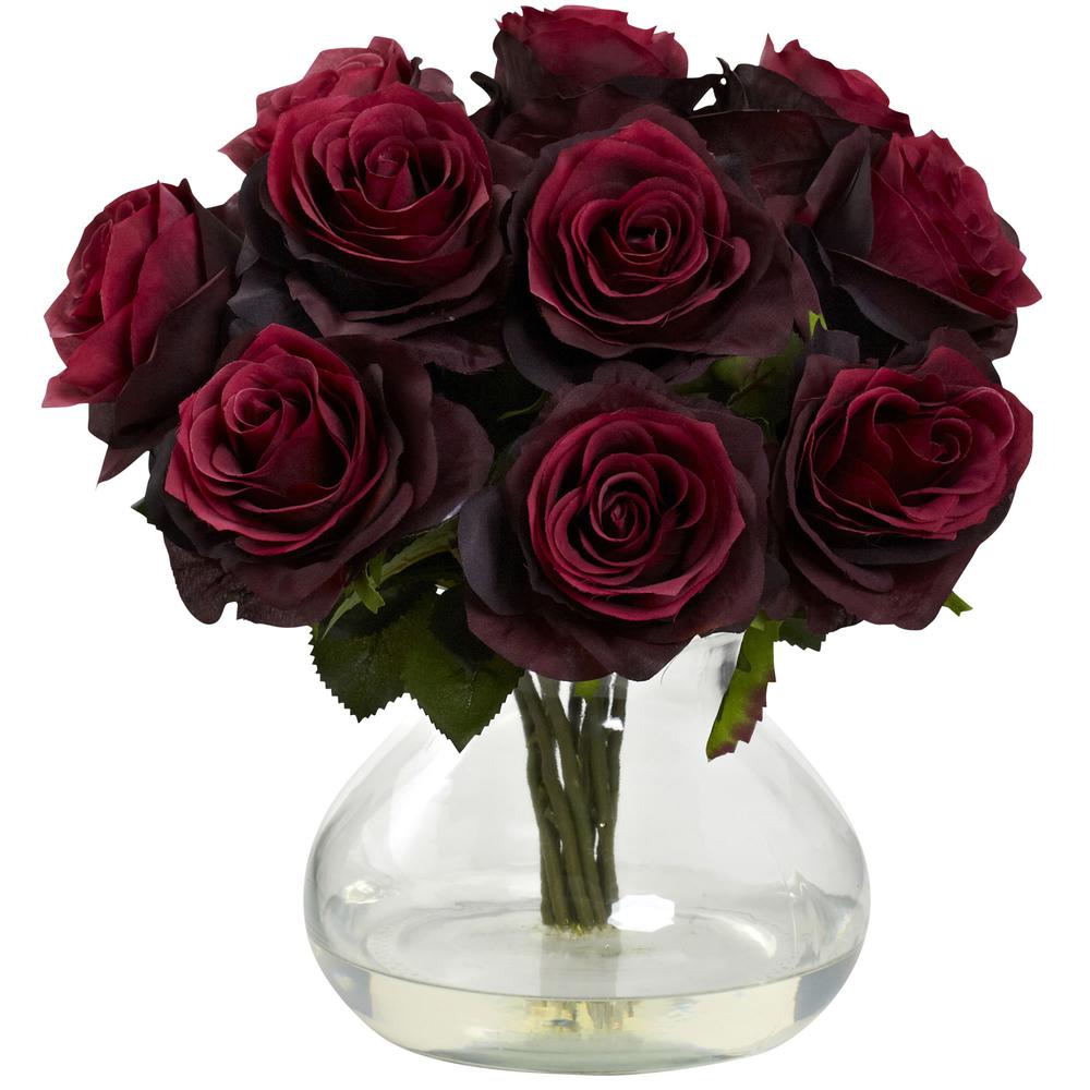 Rose Arrangement with Vase. Picture 1