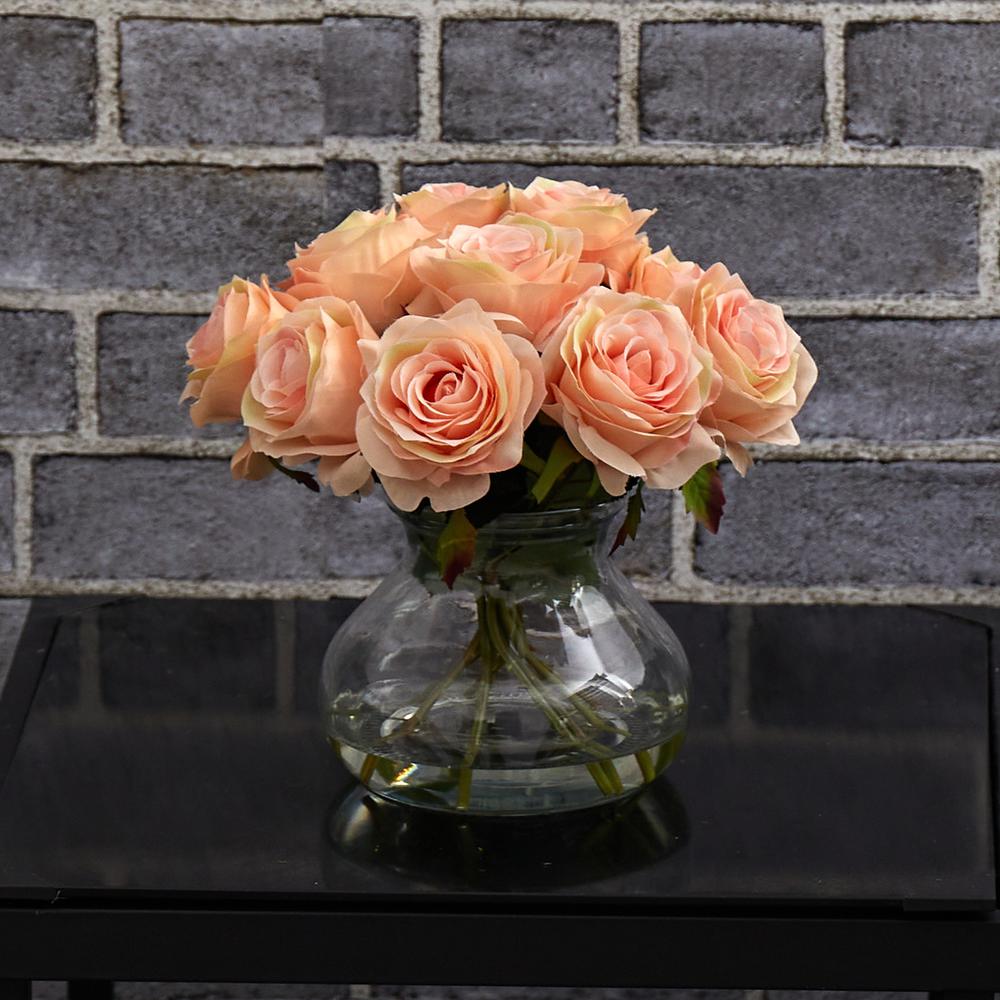 Rose Arrangement with Vase - Orange. Picture 4