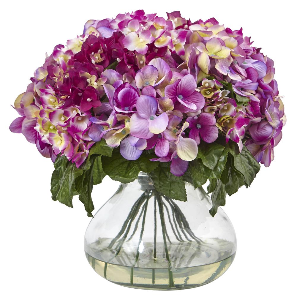 Hydrangea with Large Vase, Beauty. Picture 1