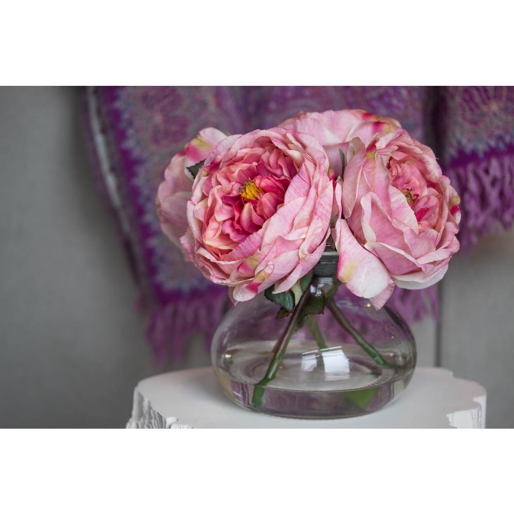 Fancy Rose with Vase, Pink. Picture 5