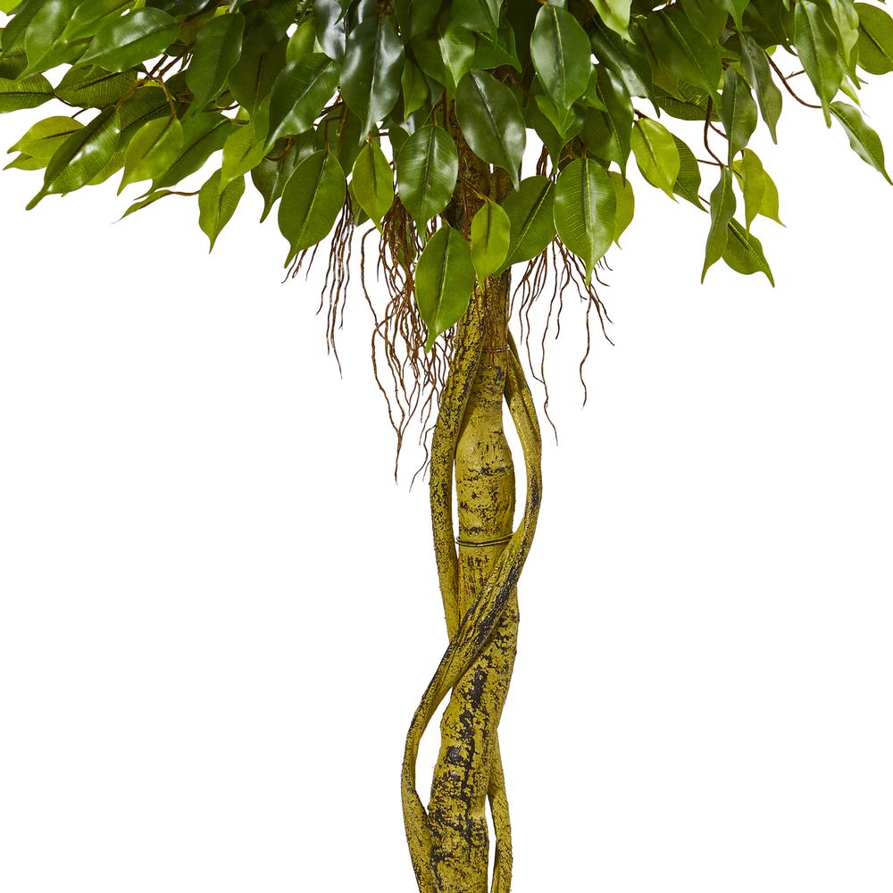 6ft. Ficus Artificial Topiary Tree, UV Resistant (Indoor/Outdoor). Picture 2