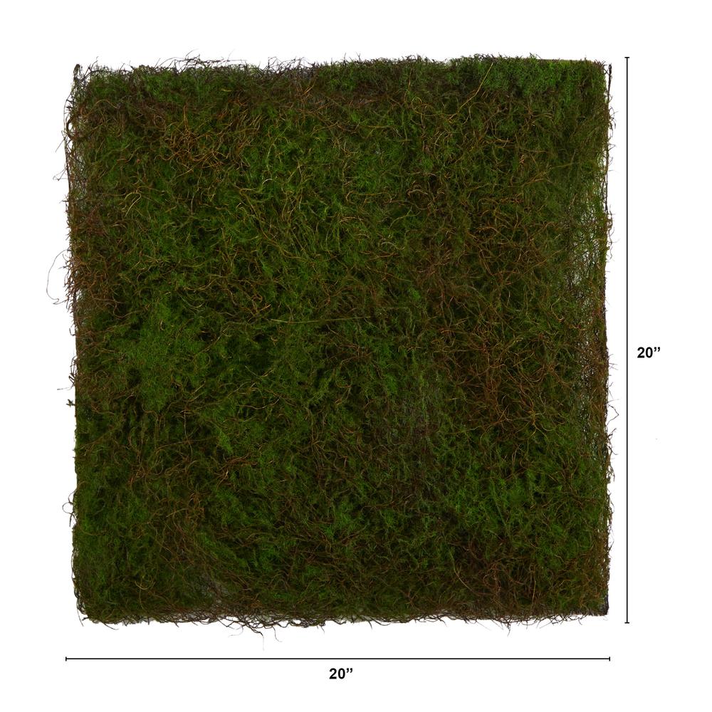 20in. X 20in. Artificial Moss Mat. Picture 4