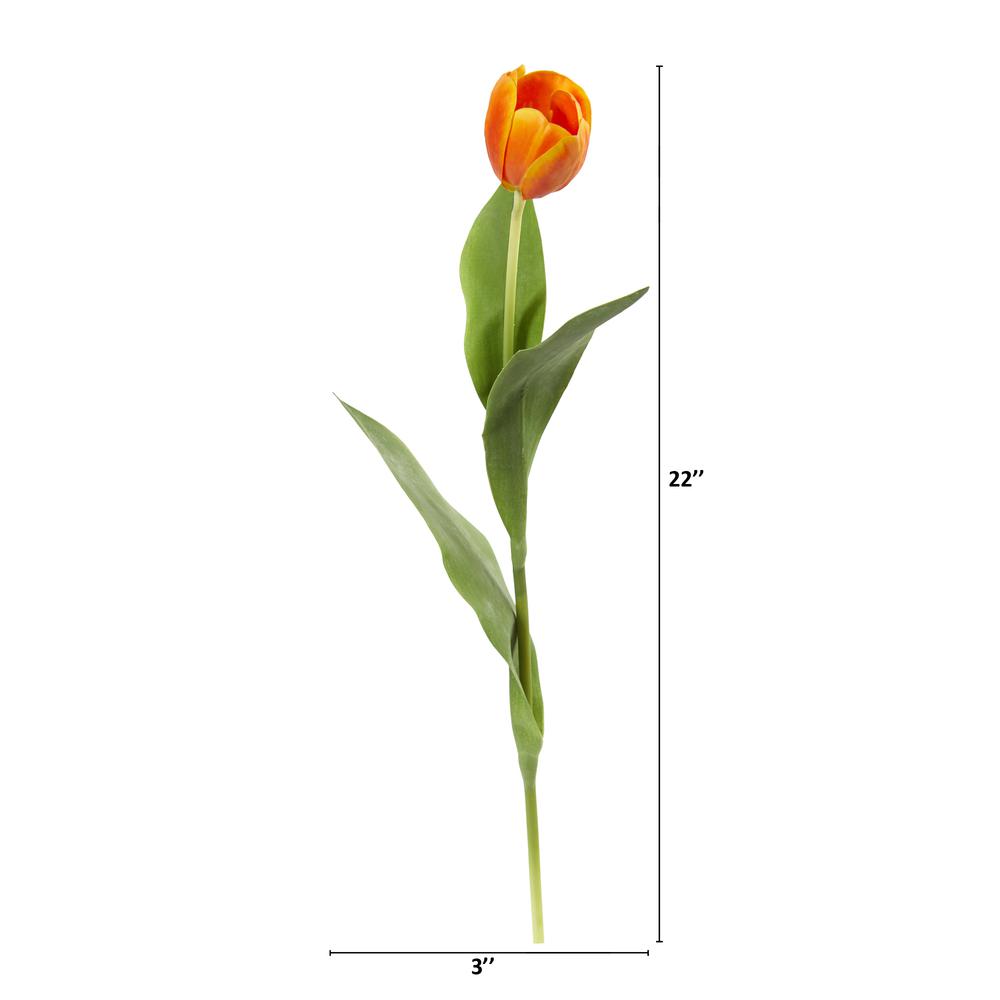 22in. Tulip Artificial Flower (Set of 8). Picture 2
