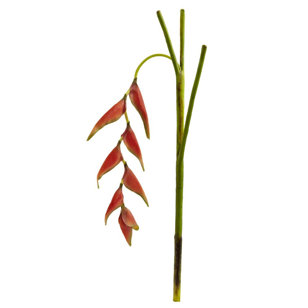 31in. Hanging Heliconia Artificial Flower (Set of 4). Picture 1