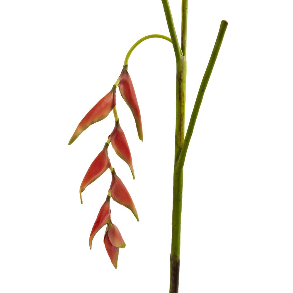 31in. Hanging Heliconia Artificial Flower (Set of 4). Picture 2