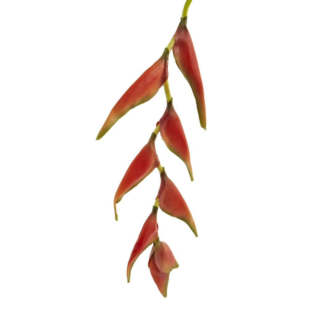 31in. Hanging Heliconia Artificial Flower (Set of 4). Picture 3