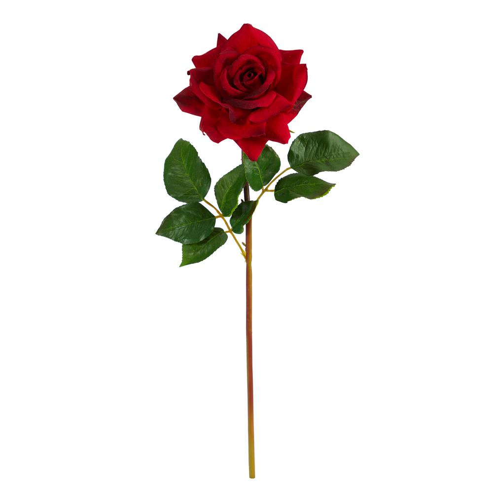 20in. Rose Artificial Flower (Set of 6). Picture 1