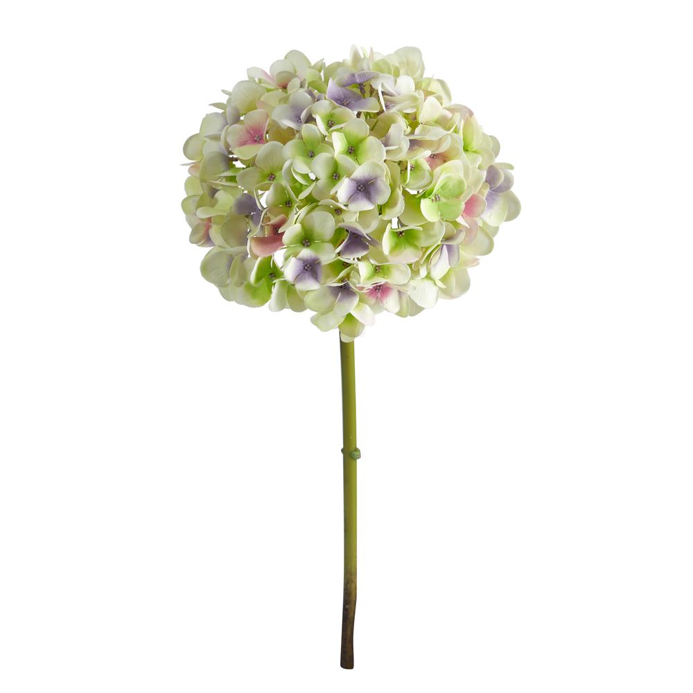 19in. Hydrangea Artificial Flower (Set of 3). Picture 1