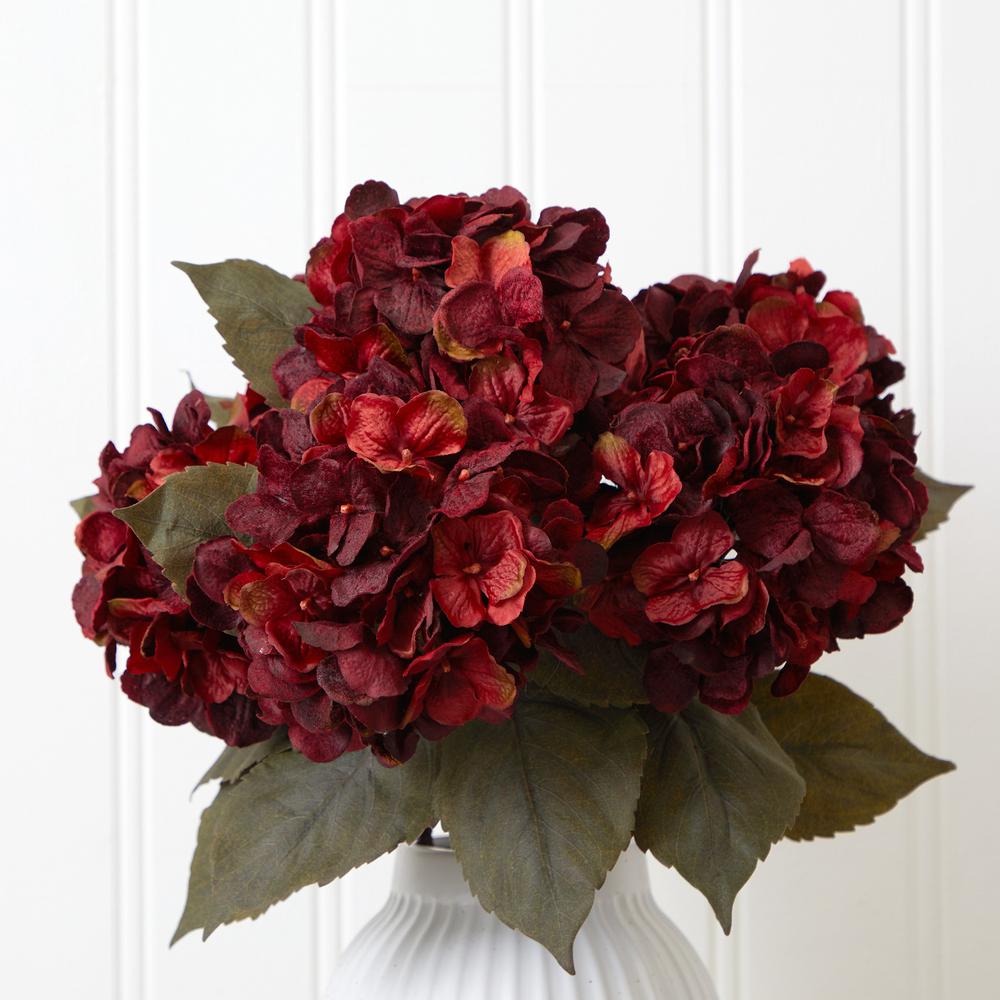 32in. Hydrangea Artificial Flower (Set of 6). Picture 5