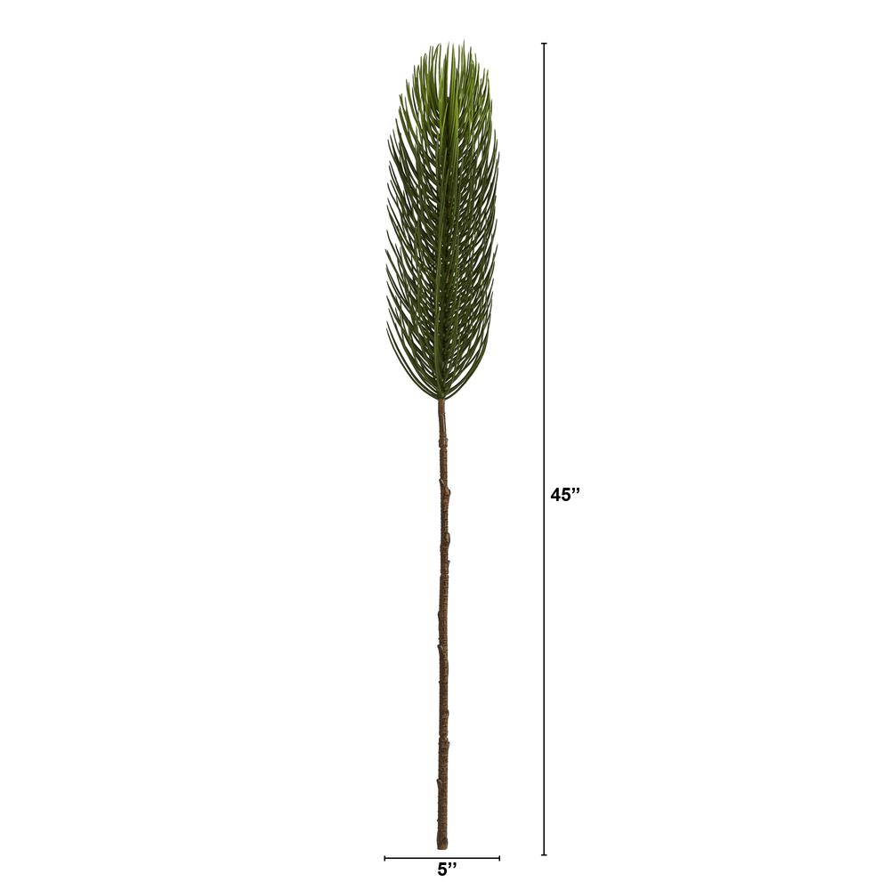 45in. Pine Artificial Flower (Set of 3). Picture 2