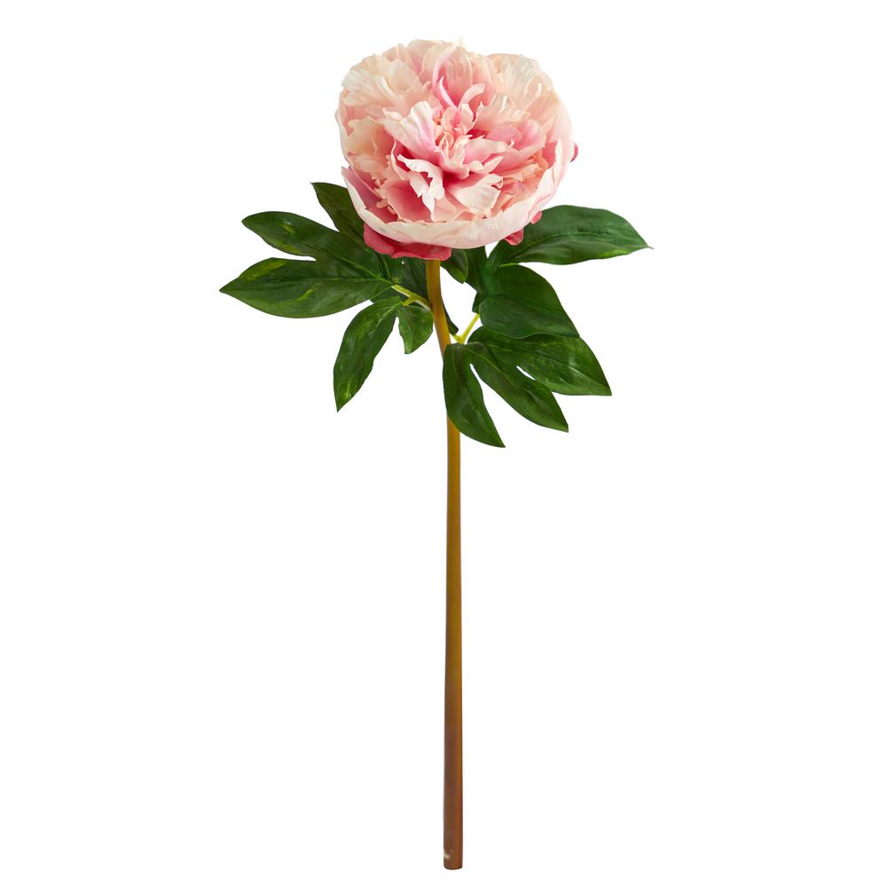 20in. Peony Artificial Flower (Set of 3). Picture 1