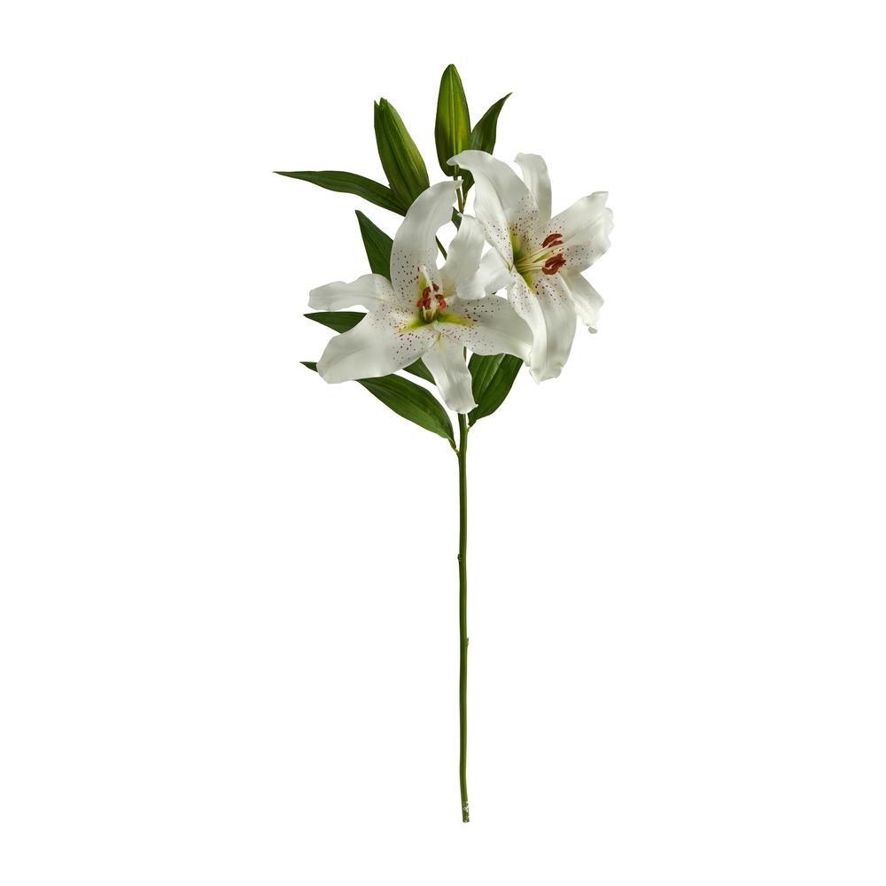 31in. Ruburn Lily Artificial Flower (Set of 2). Picture 1