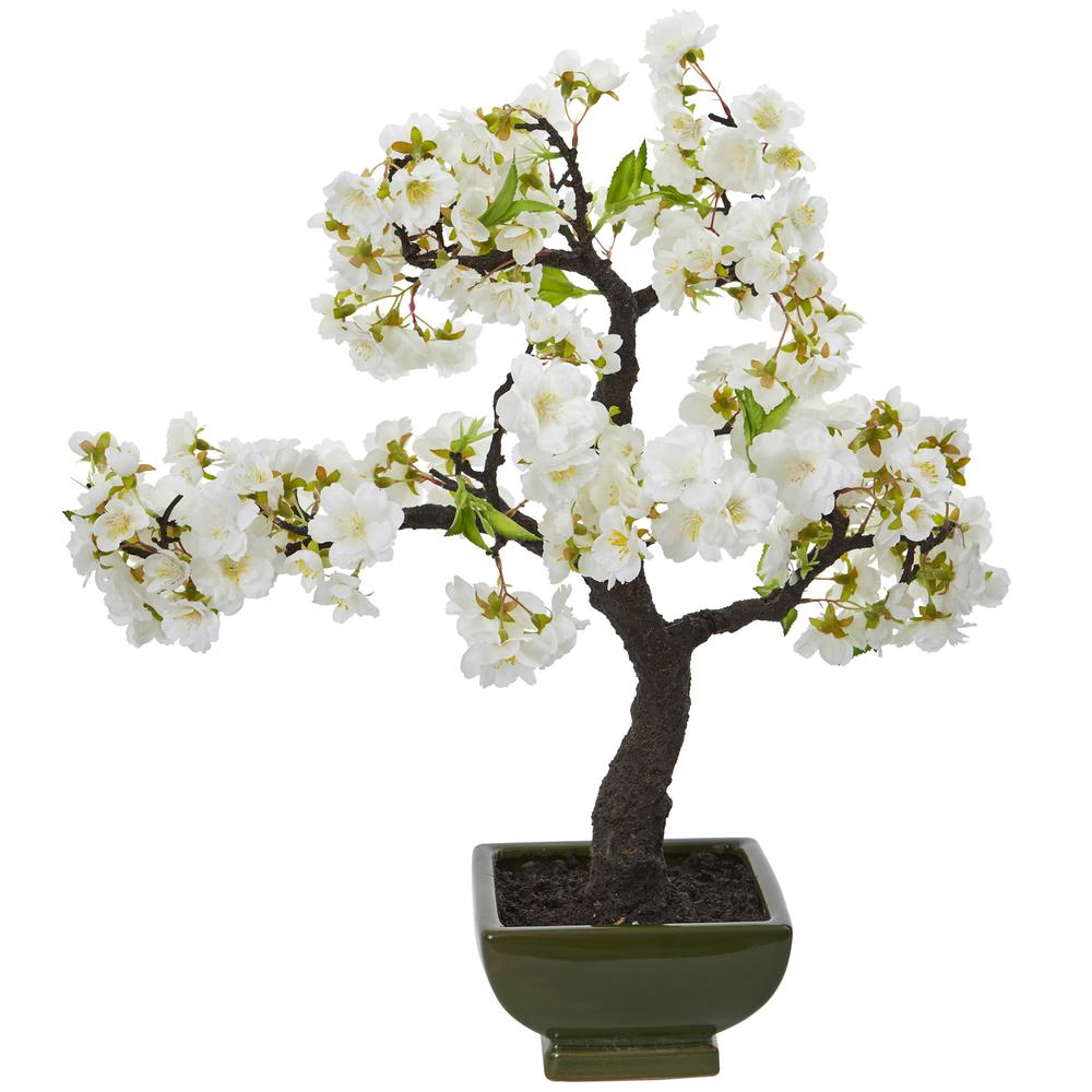 Cherry Blossom Bonsai Artificial Tree. Picture 1