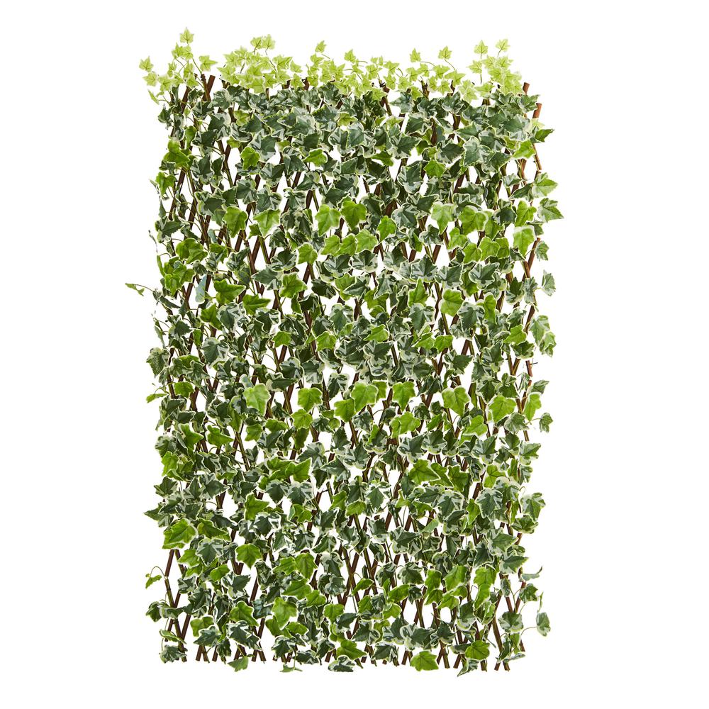 39in. English Ivy Expandable Fence UV Resistant & Waterproof. Picture 2