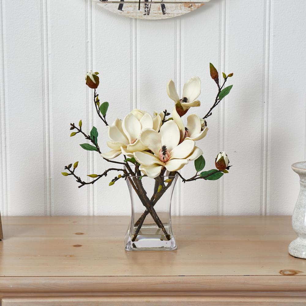 Magnolia Arrangement with Vase. Picture 4