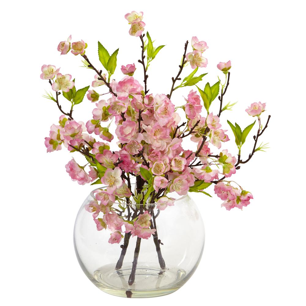 Cherry Blossom in Large Vase. Picture 1