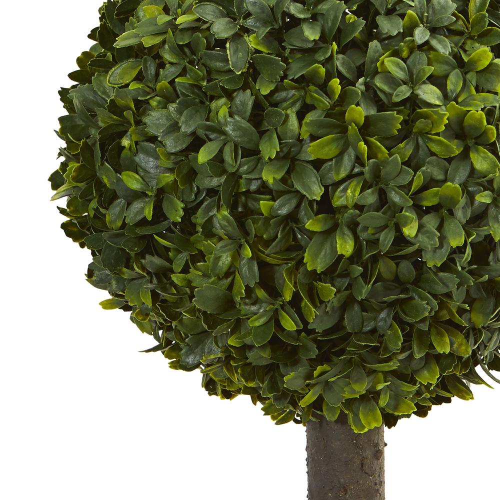 21in. Boxwood Ball Topiary Artificial Tree. Picture 2