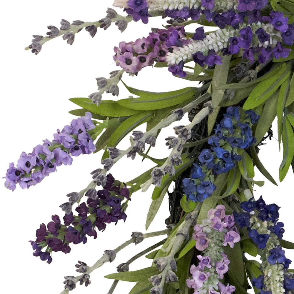 20in. Lavender Wreath. Picture 3