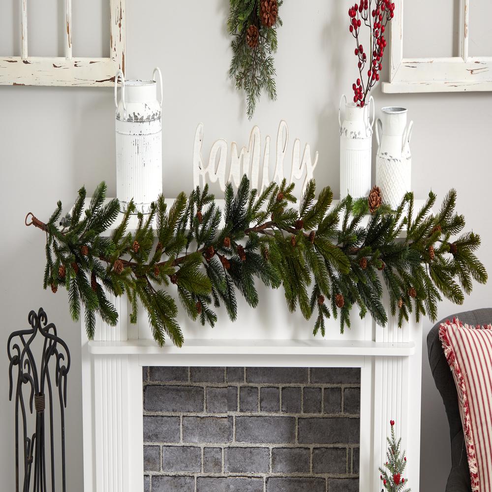 60in. Pine & Pinecone Garland. Picture 2