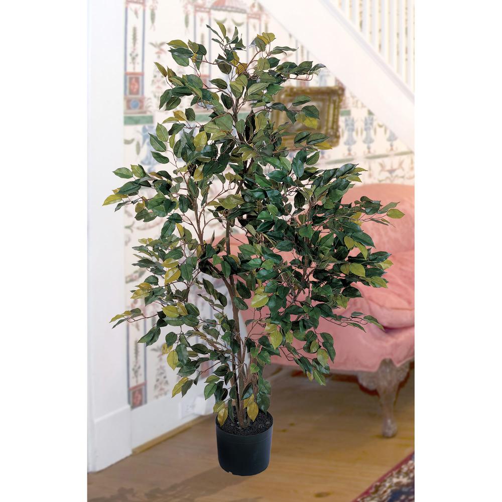 4ft. Ficus Silk Tree Green. Picture 2