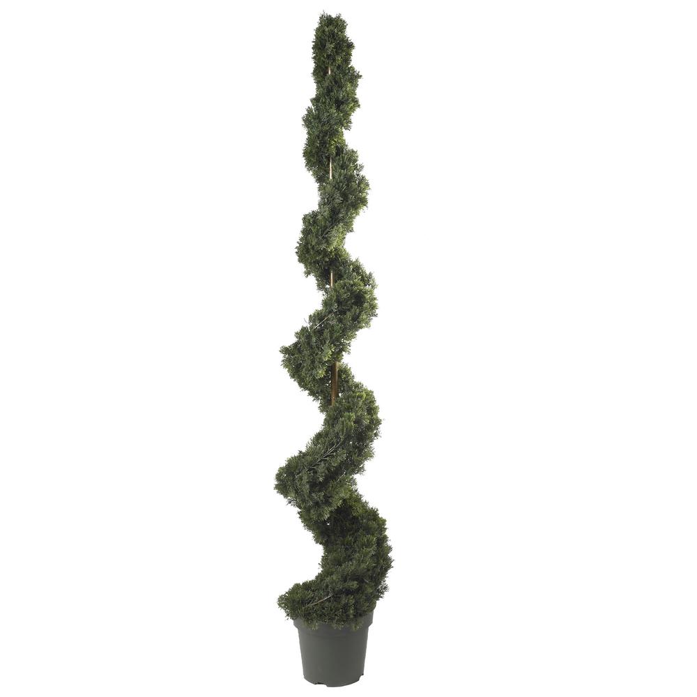 6ft. Cedar Spiral Silk Tree (Indoor/Outdoor). Picture 1