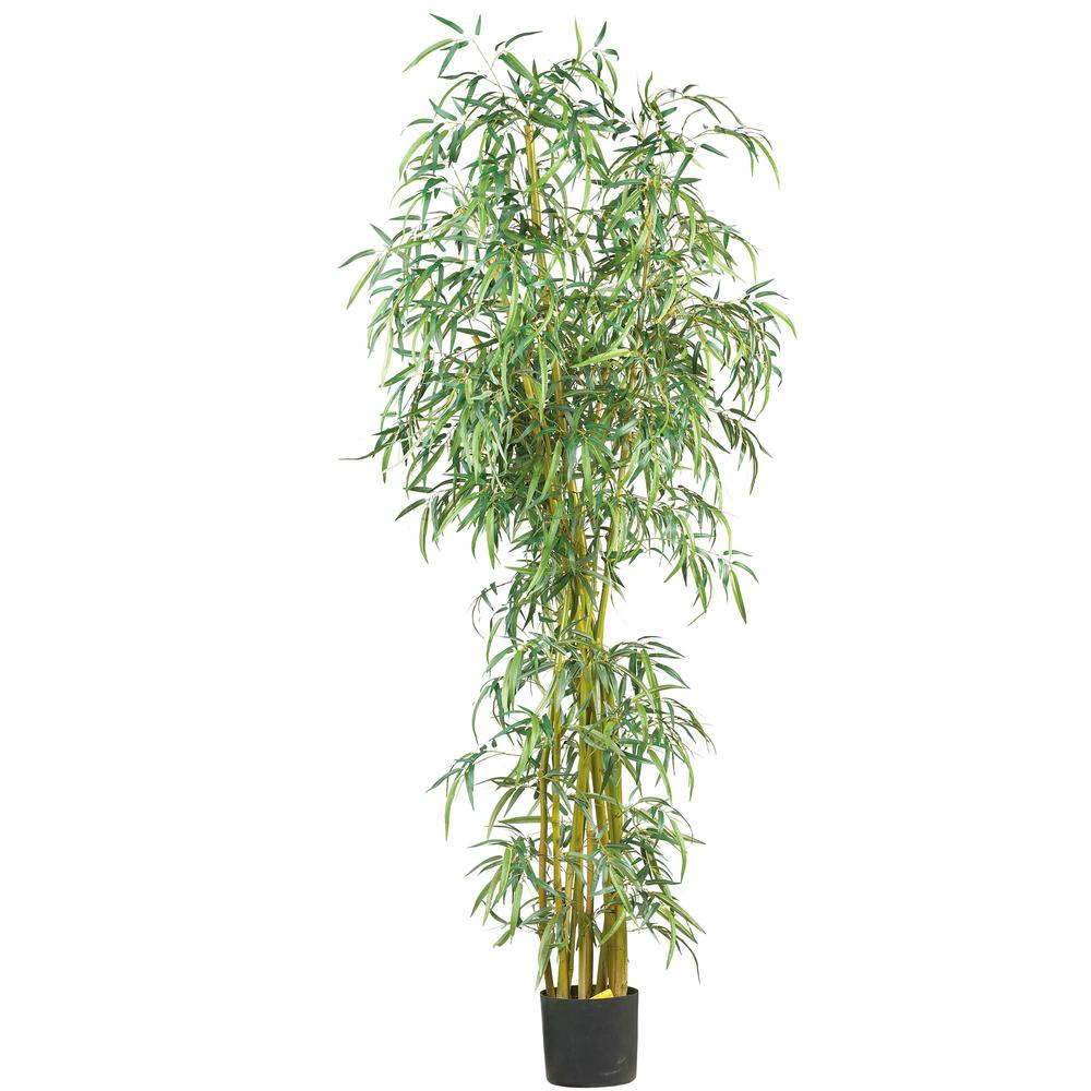 7ft. Curved Slim Bamboo Silk Tree. Picture 1