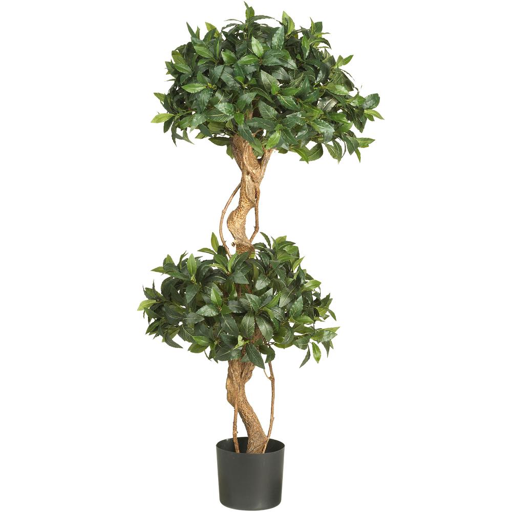 4ft. Sweet Bay Double Ball Topiary Silk Tree. Picture 1