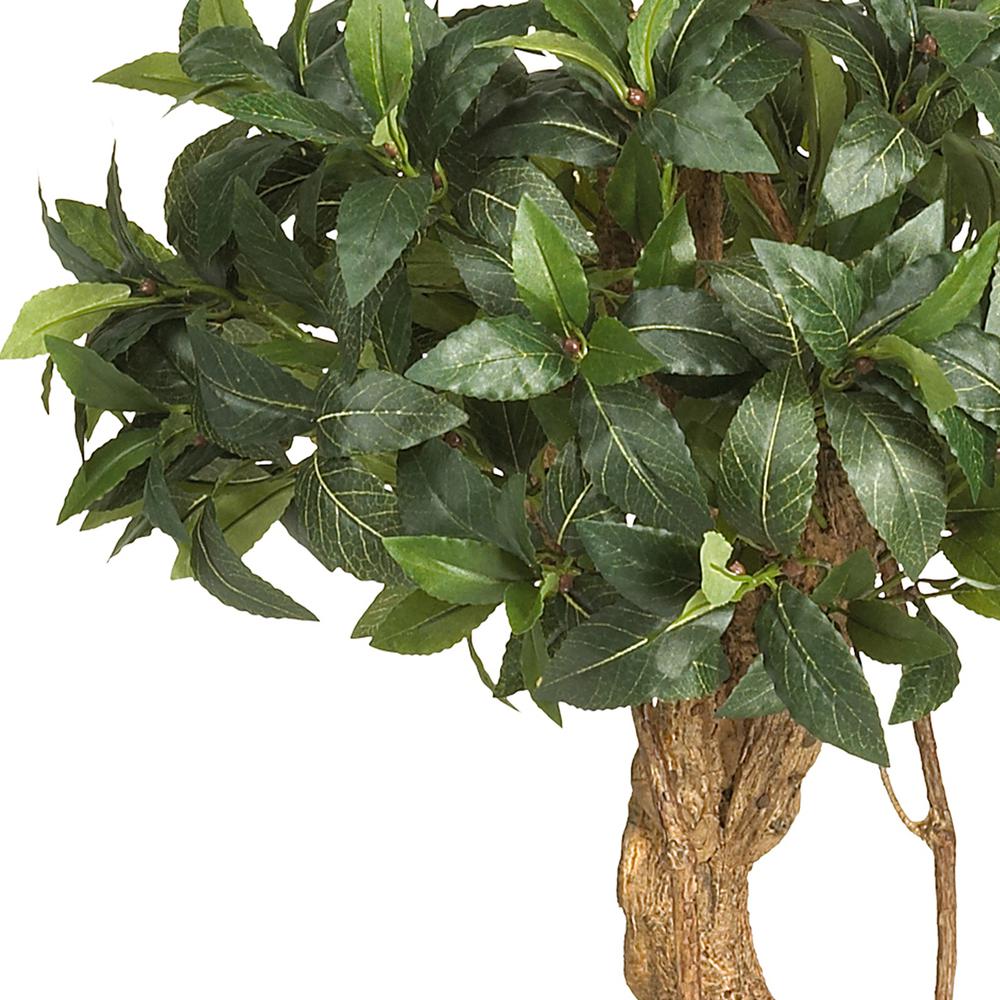 4ft. Sweet Bay Double Ball Topiary Silk Tree. Picture 4