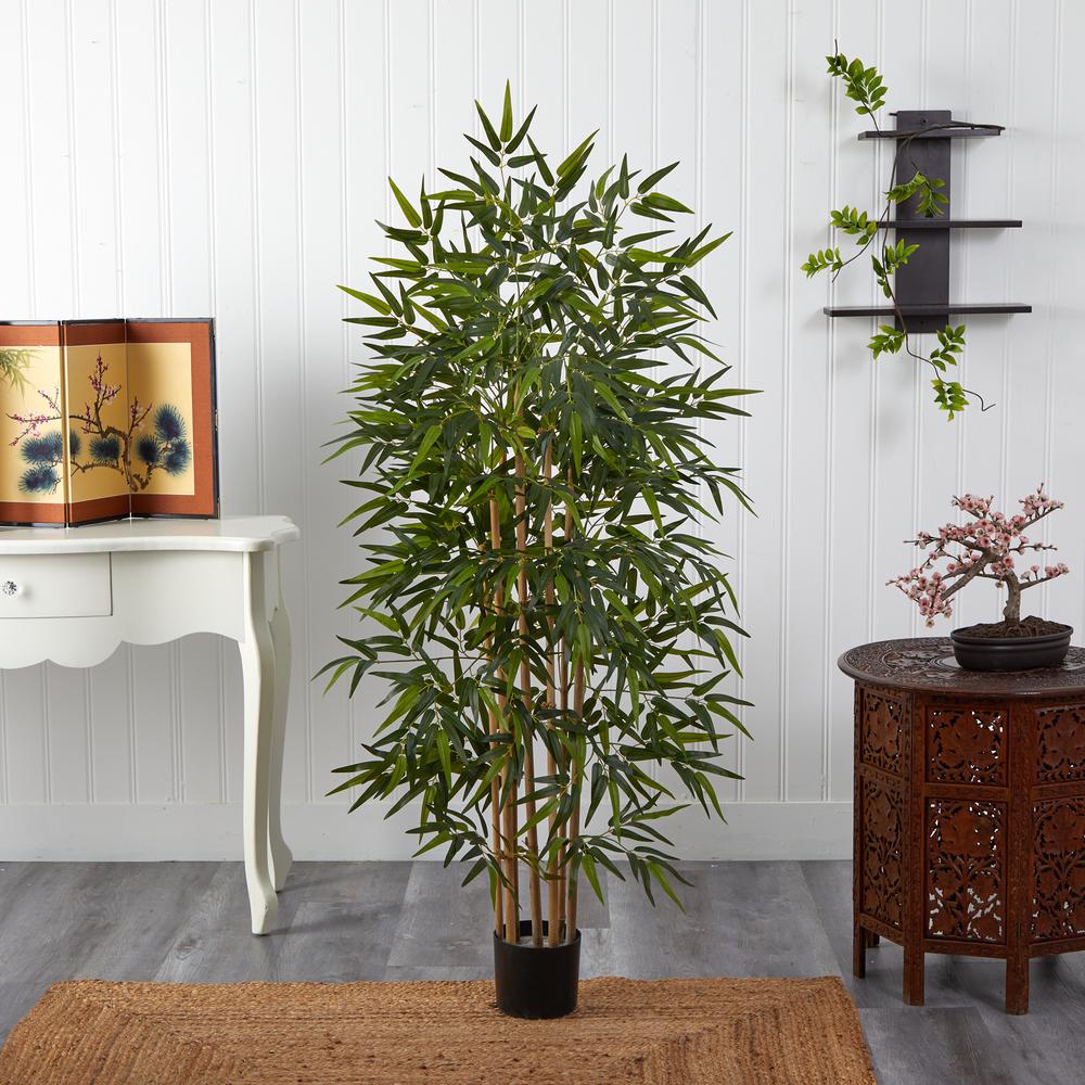 64in. Bamboo Silk Tree. Picture 2