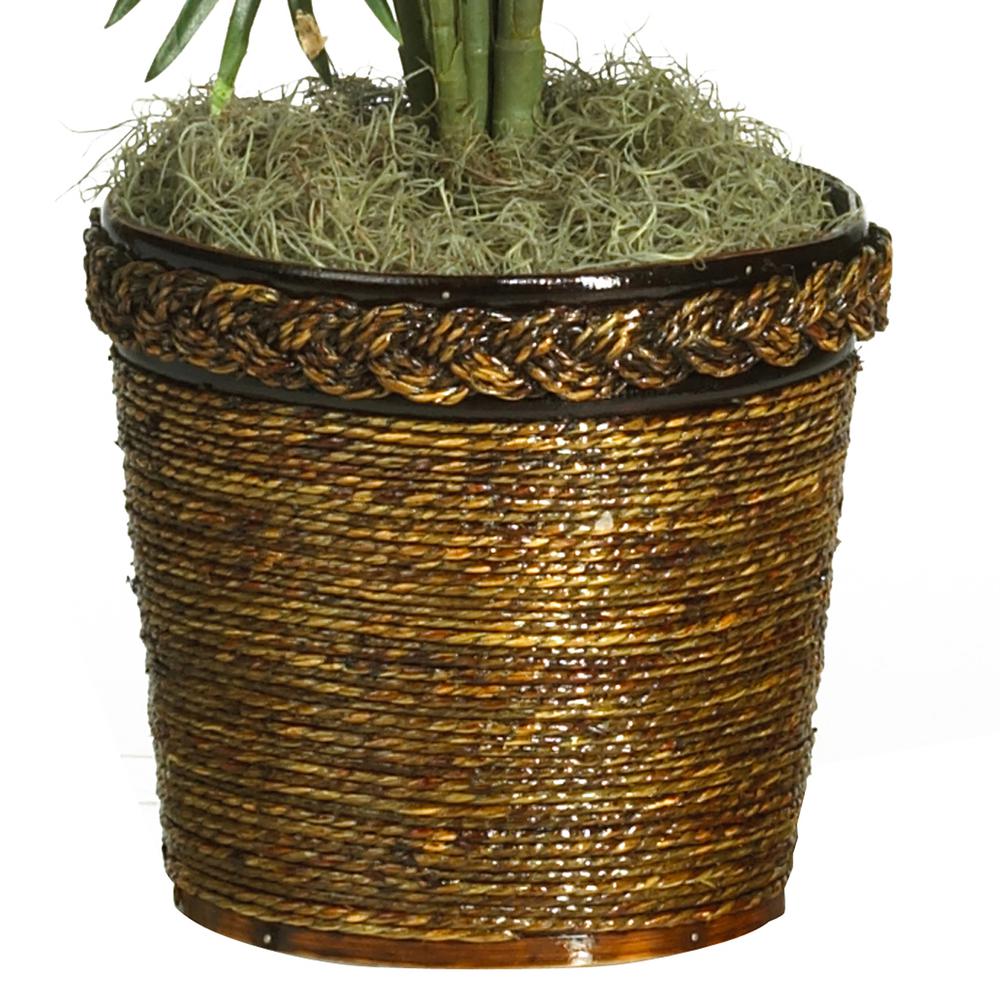 56in. Areca Palm Silk Tree with Basket. Picture 4