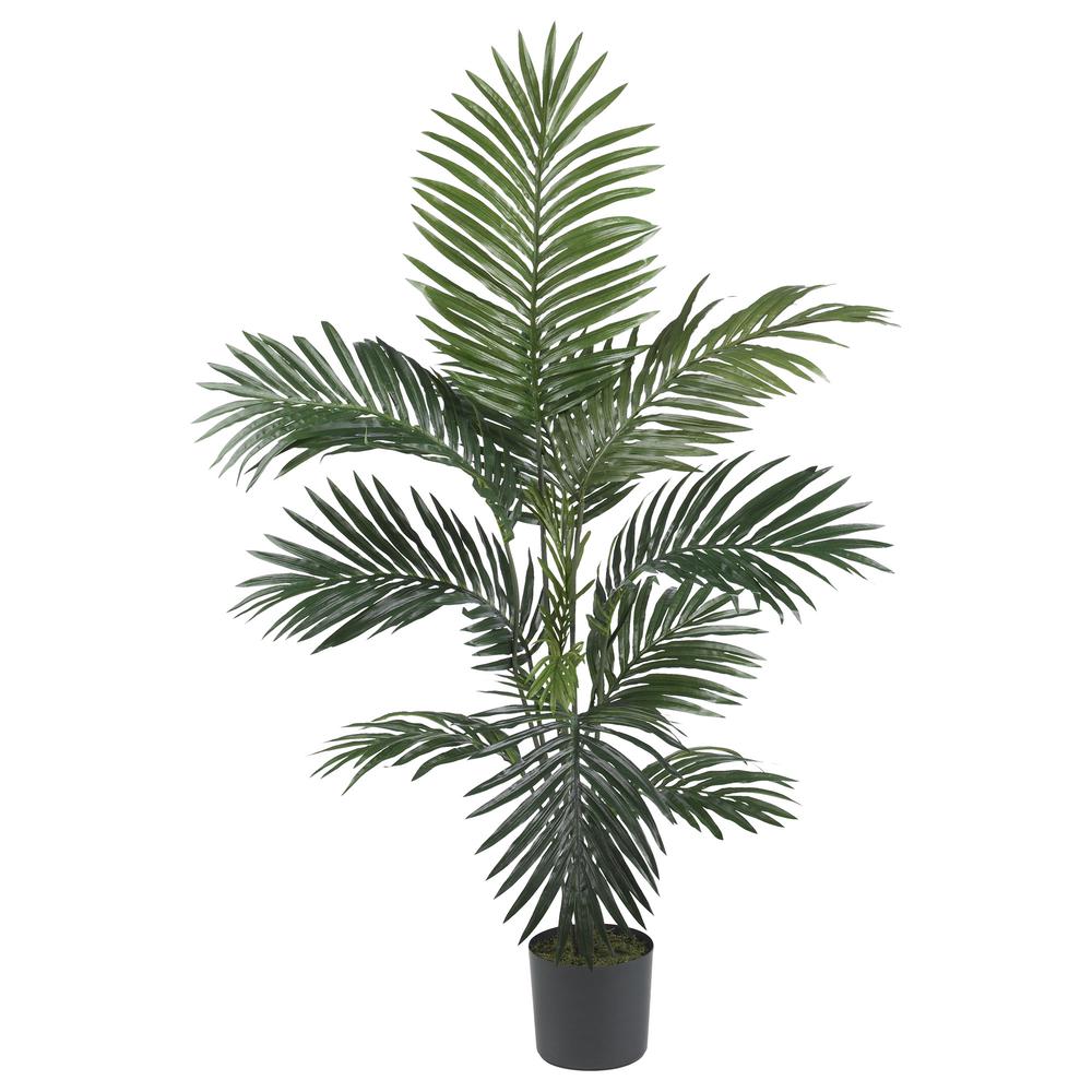 4ft. Kentia Palm Silk Tree,Green. Picture 1