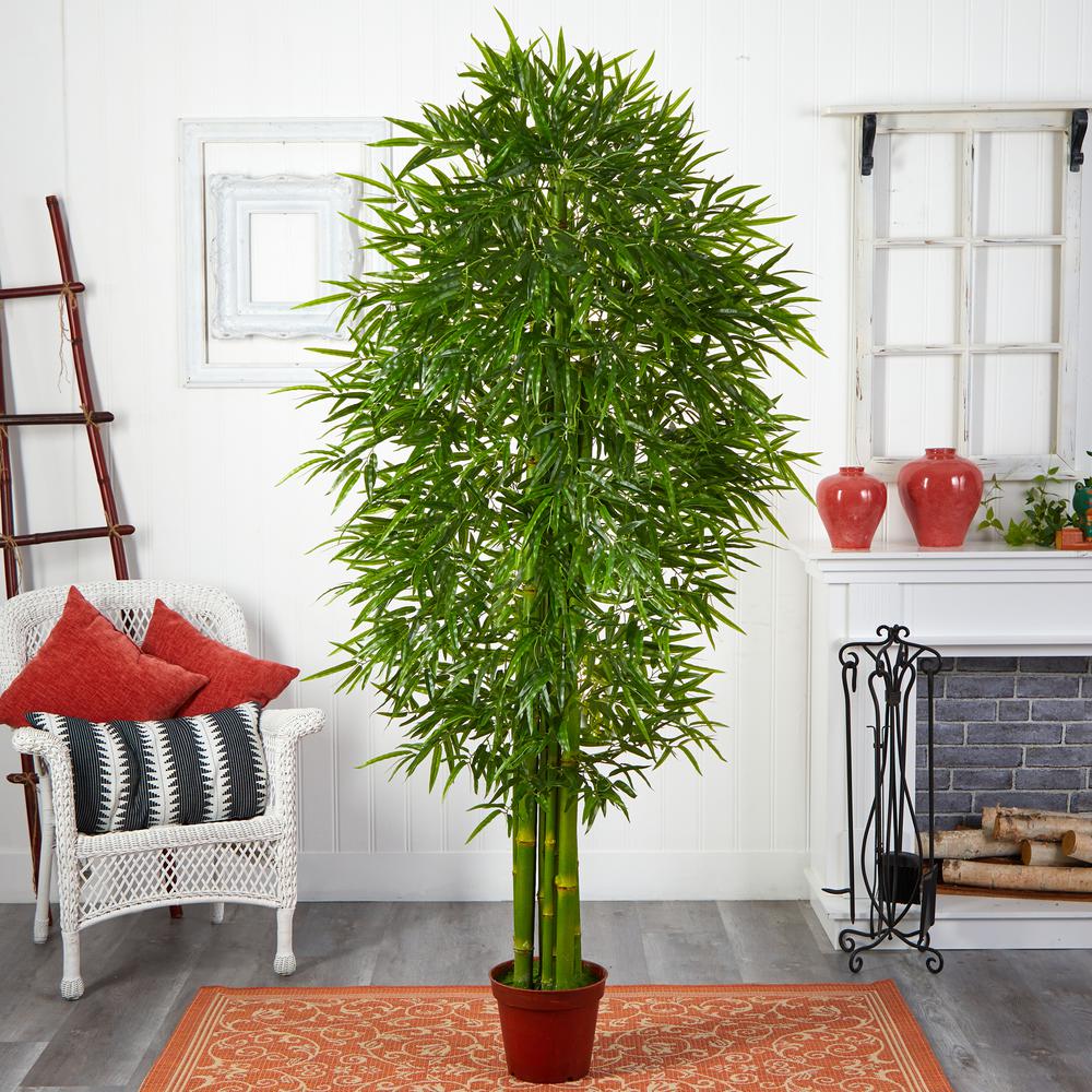 7 ft. H Bamboo Artificial Tree UV Resistant (Indoor/Outdoor). Picture 2