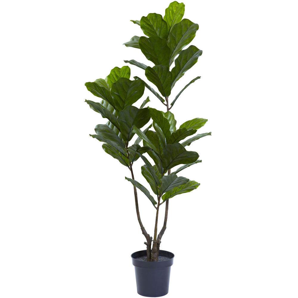 65in. Fiddle Leaf Tree UV Resistant (Indoor/Outdoor). Picture 1