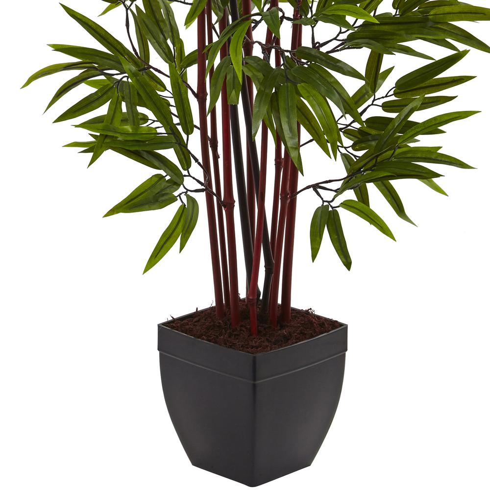 4ft. Bamboo Silk Tree with Planter. Picture 3
