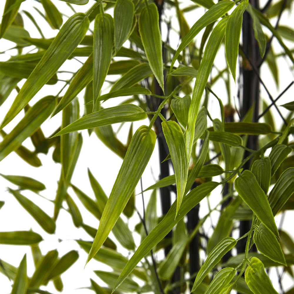 Black Bamboo Tree x 9 with 1470 Leaves UV Resistant (Indoor/Outdoor). Picture 3