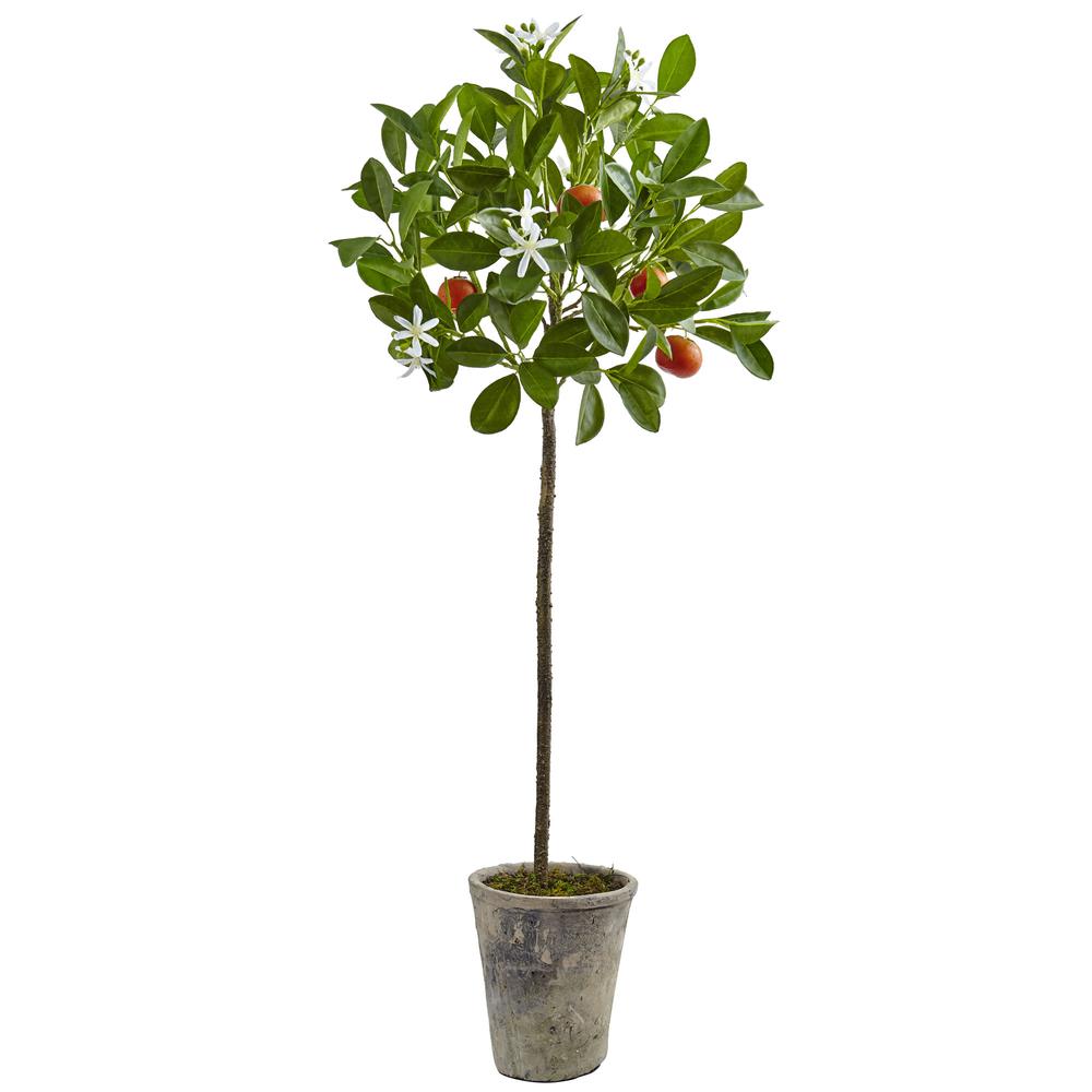 38in. Potted Orange Tree. Picture 1
