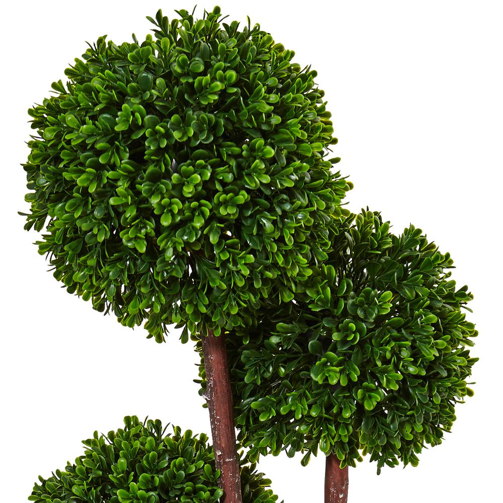 3ft. Boxwood Topiary Artificial Tree UV Resistant (Indoor/Outdoor). Picture 3