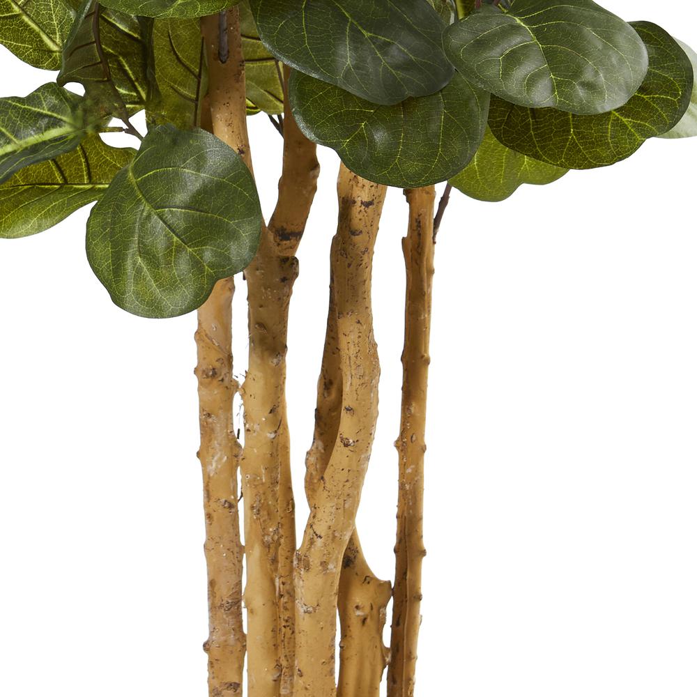 5ft. Fiddle Leaf Fig Artificial Tree Green. Picture 8