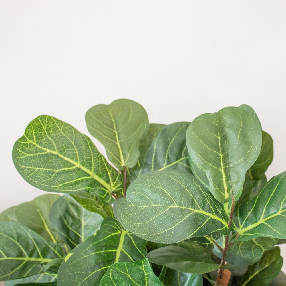 5ft. Fiddle Leaf Fig Artificial Tree Green. Picture 2