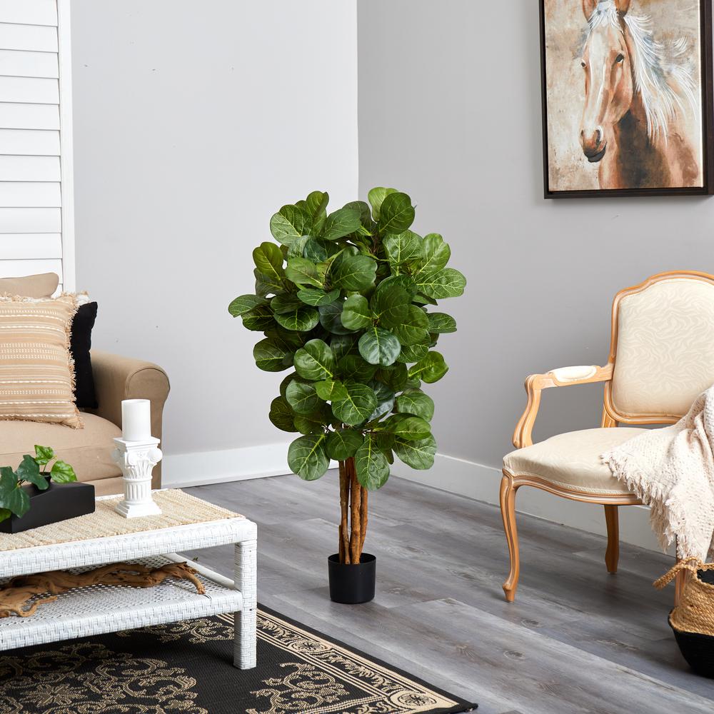 4ft. Fiddle Leaf Fig Artificial Tree. Picture 6