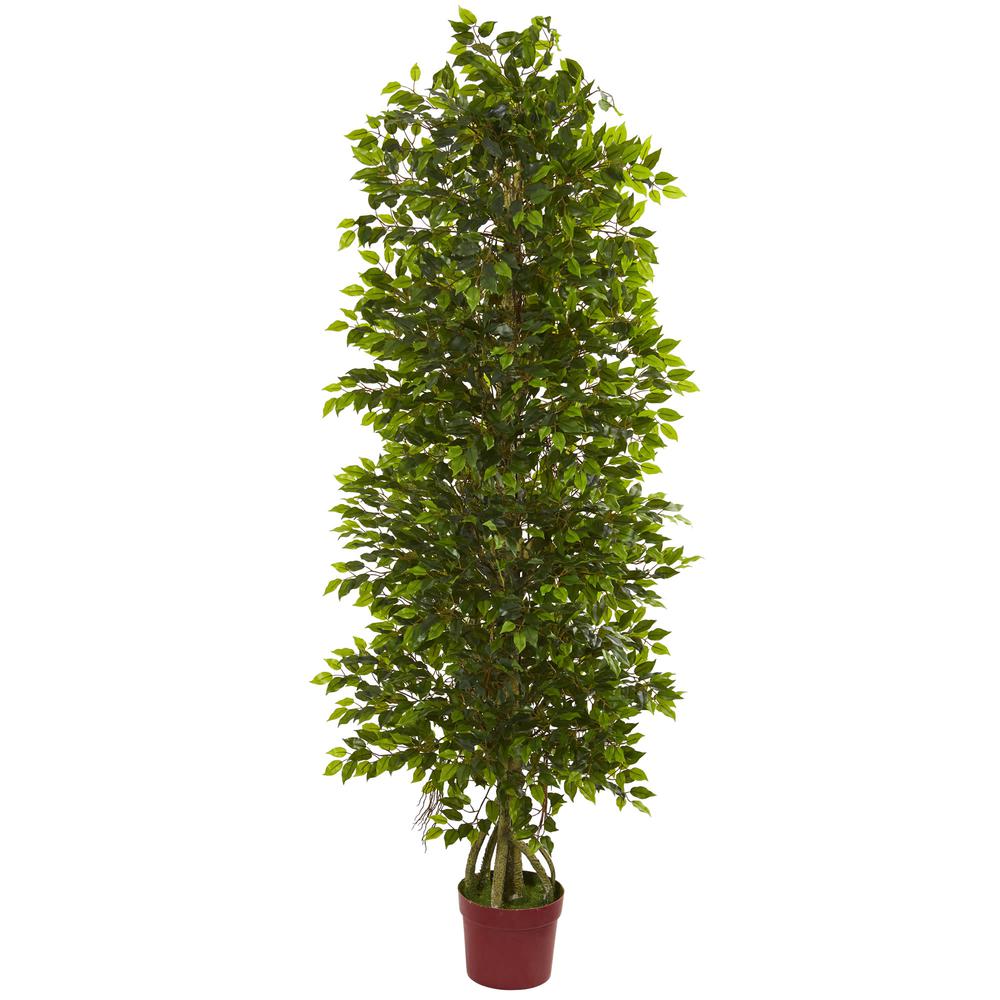 6ft. Four Tier Mini Ficus Artificial Tree UV Resistant (Indoor/Outdoor). Picture 1