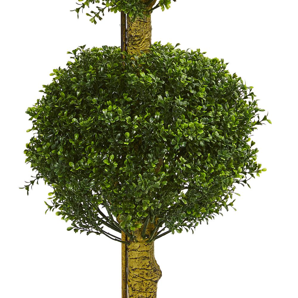 6ft. Four Tier Boxwood Artificial Topiary Tree, UV Resistant (Indoor/Outdoor). Picture 3