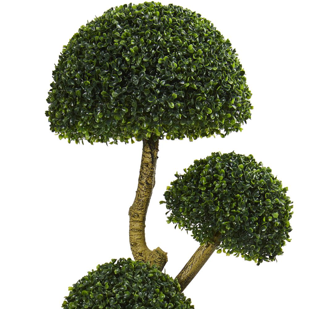 5ft. Five Head Boxwood Artificial Tree, UV Resistant (Indoor/Outdoor). Picture 3