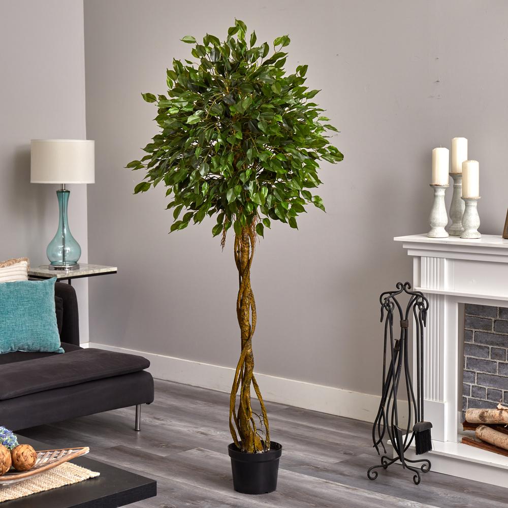 4FT Colorful Artificial Ficus Tree